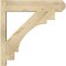 Ekena Millwork Merced Rough Sawn Craftsman Outlooker, Douglas Fir, 6"W x 24"D x 24"H OUT06X24X24MRC04RDF - alternate 4